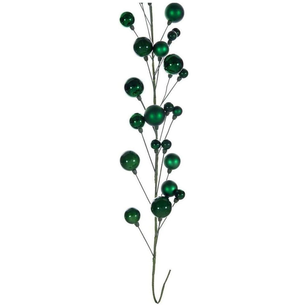 6' Ball Branch Garland: Green