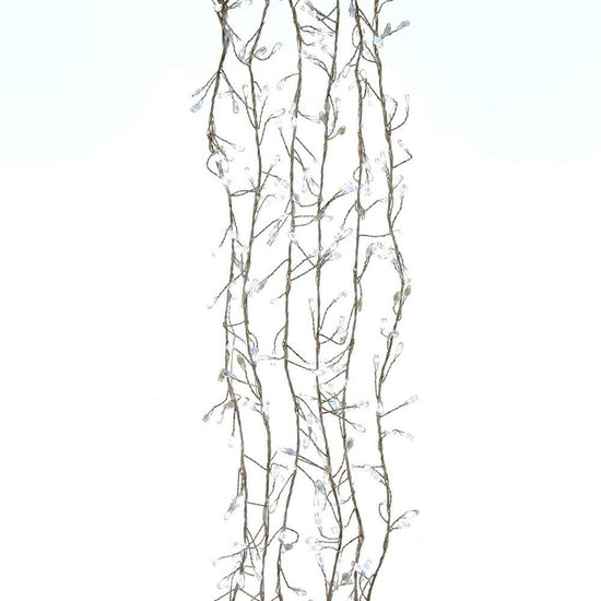 Kurt Adler 300-Light Cluster Garland Cool White LED Twinkle Lights