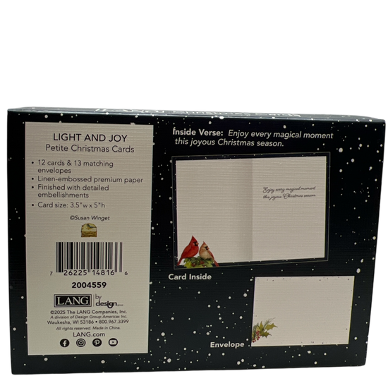 Light and Joy Petite Christmas Cards