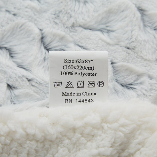 Tache Faux Fur Snowy Owl Super Soft Throw Blanket (#17)