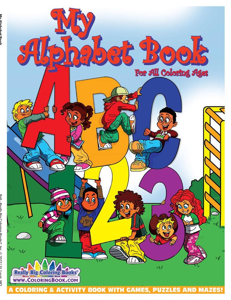 ABC-123 Coloring Book 8.5"x11"
