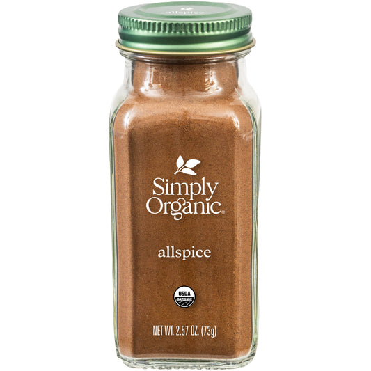 Pure Ground Allspice, Certified Organic, Kosher, 2.57 Oz