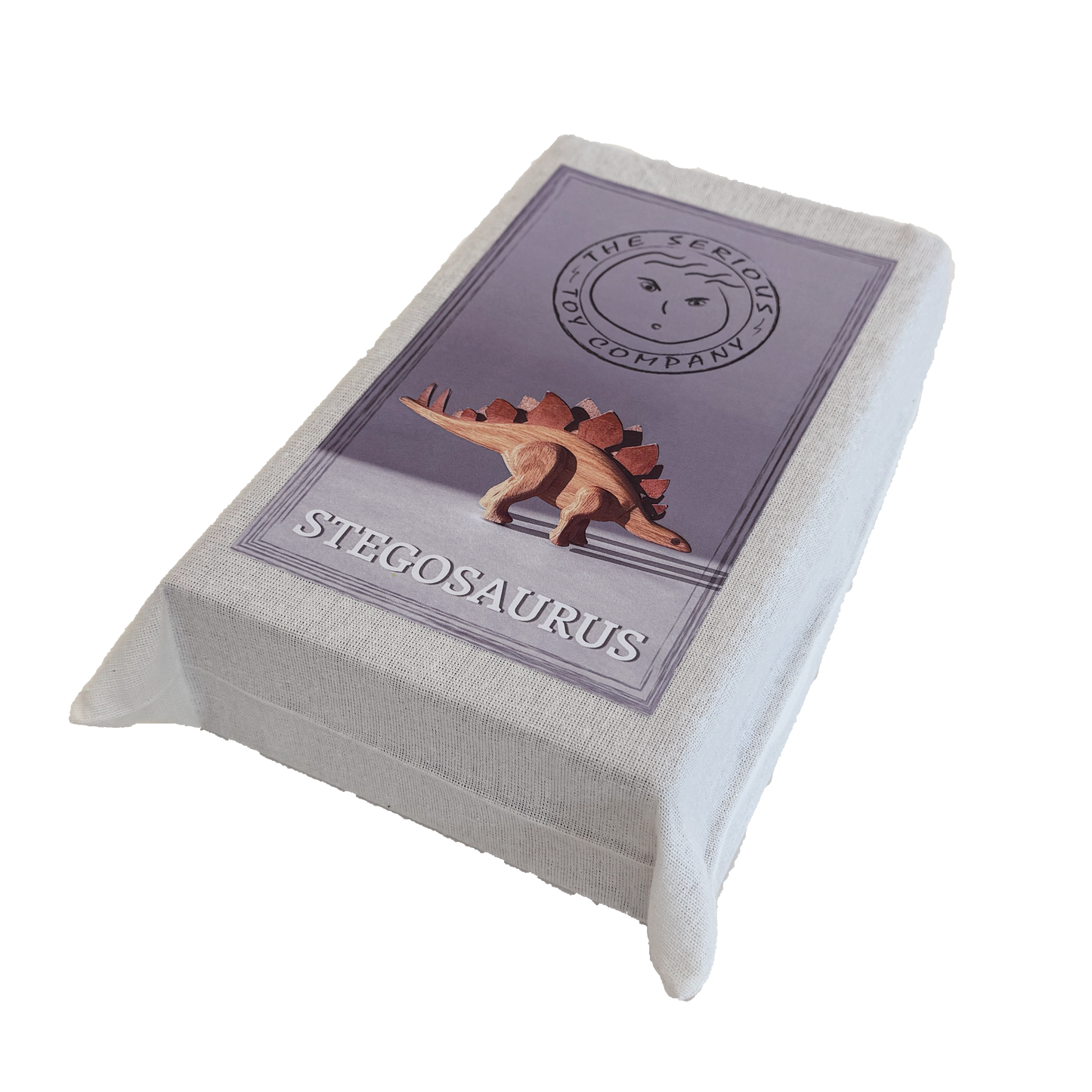 Wooden Stegosaurus Dinosaur with Magnetic Joints