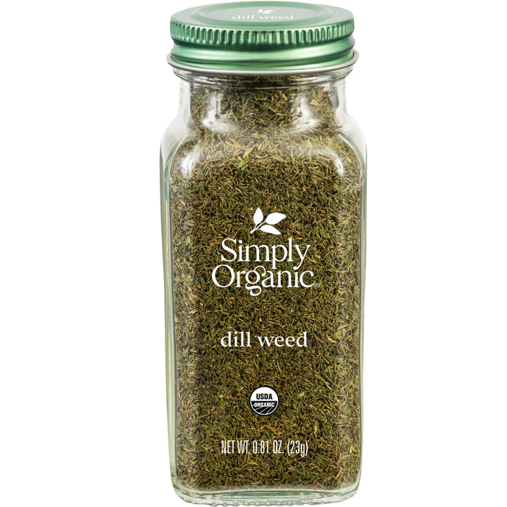 Pure Dried Dill Weed, Certified Organic, Kosher, 0.81 Oz