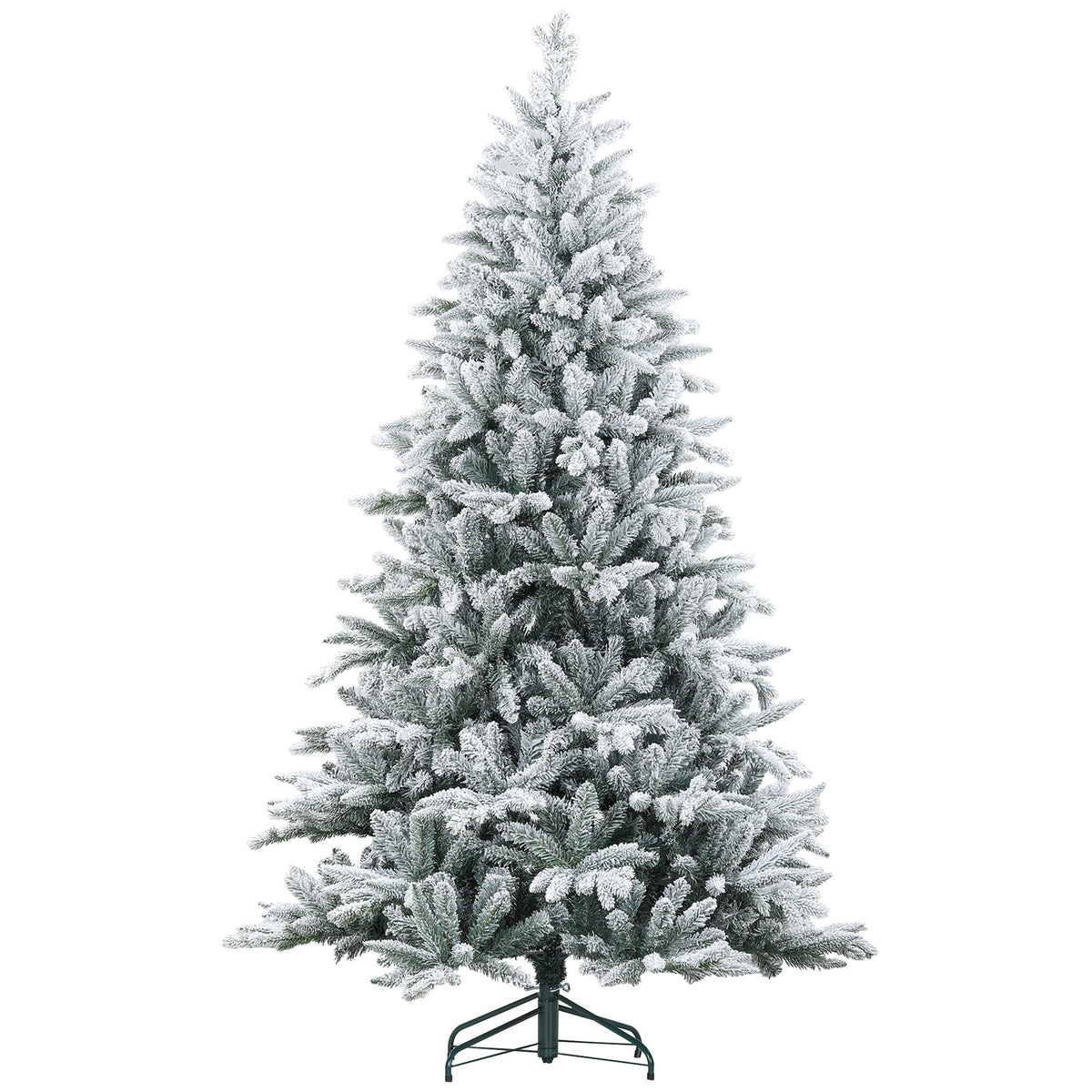 HOMCOM 7ft Snow Flocked Artificial Christmas Tree