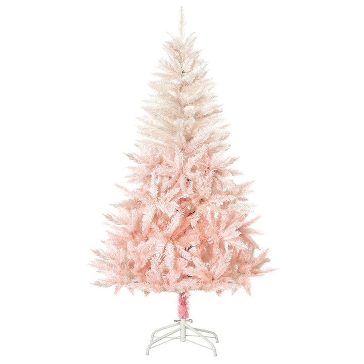 HOMCOM 7ft Unlit Spruce Artificial Christmas Tree, artificial Christmas tree for festive holiday home decor from Cedar & Spice Gifts