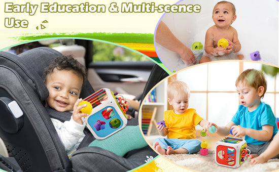 Montessori Super Fun Learning Toys for Little Explorers 7-in-1 Sensory Playtime Toddlers Adventure