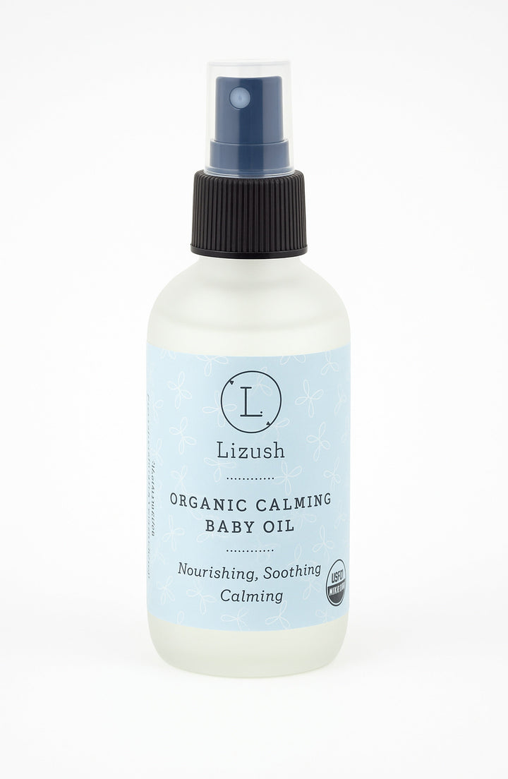USDA Organic Calming Baby Oil – Natural Baby Skincare