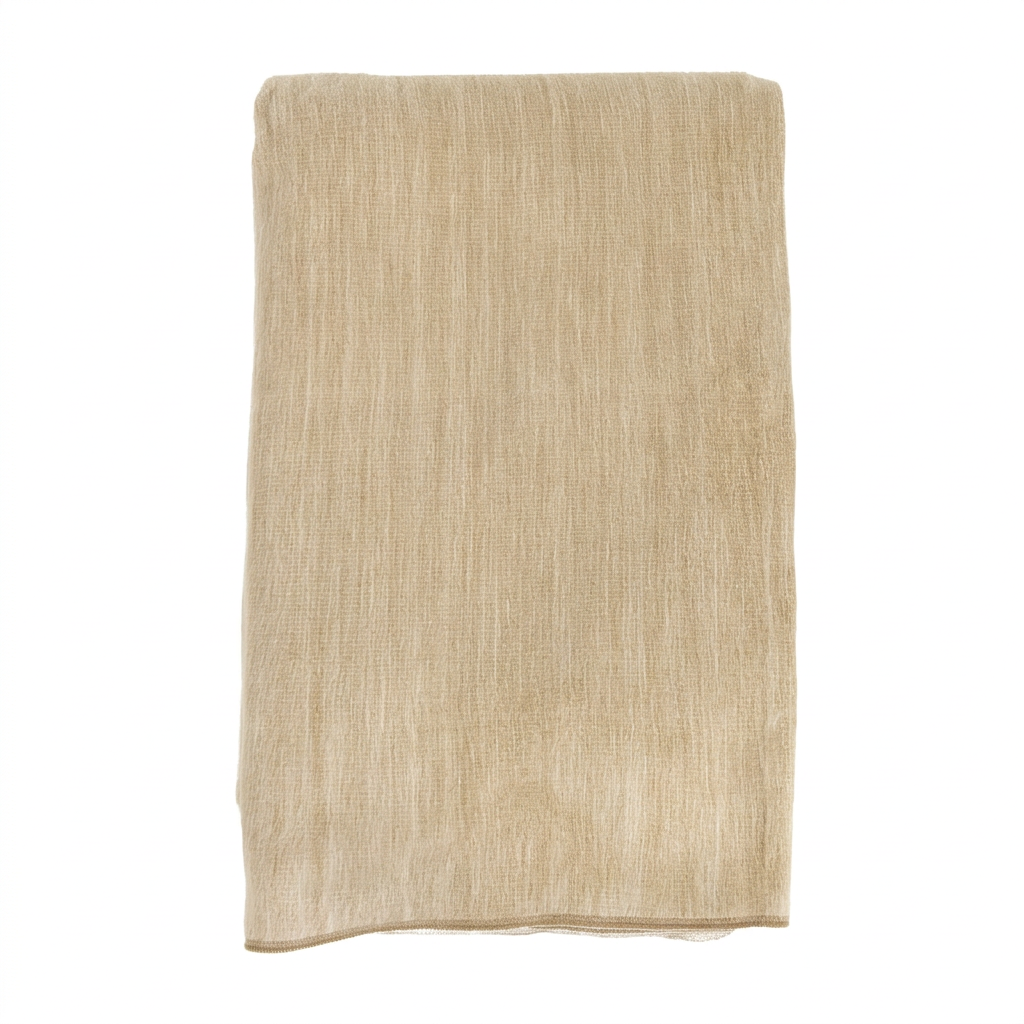 Reversible Handwoven Alpaca Throw Blanket | Camel & Cream | Kani Collection
