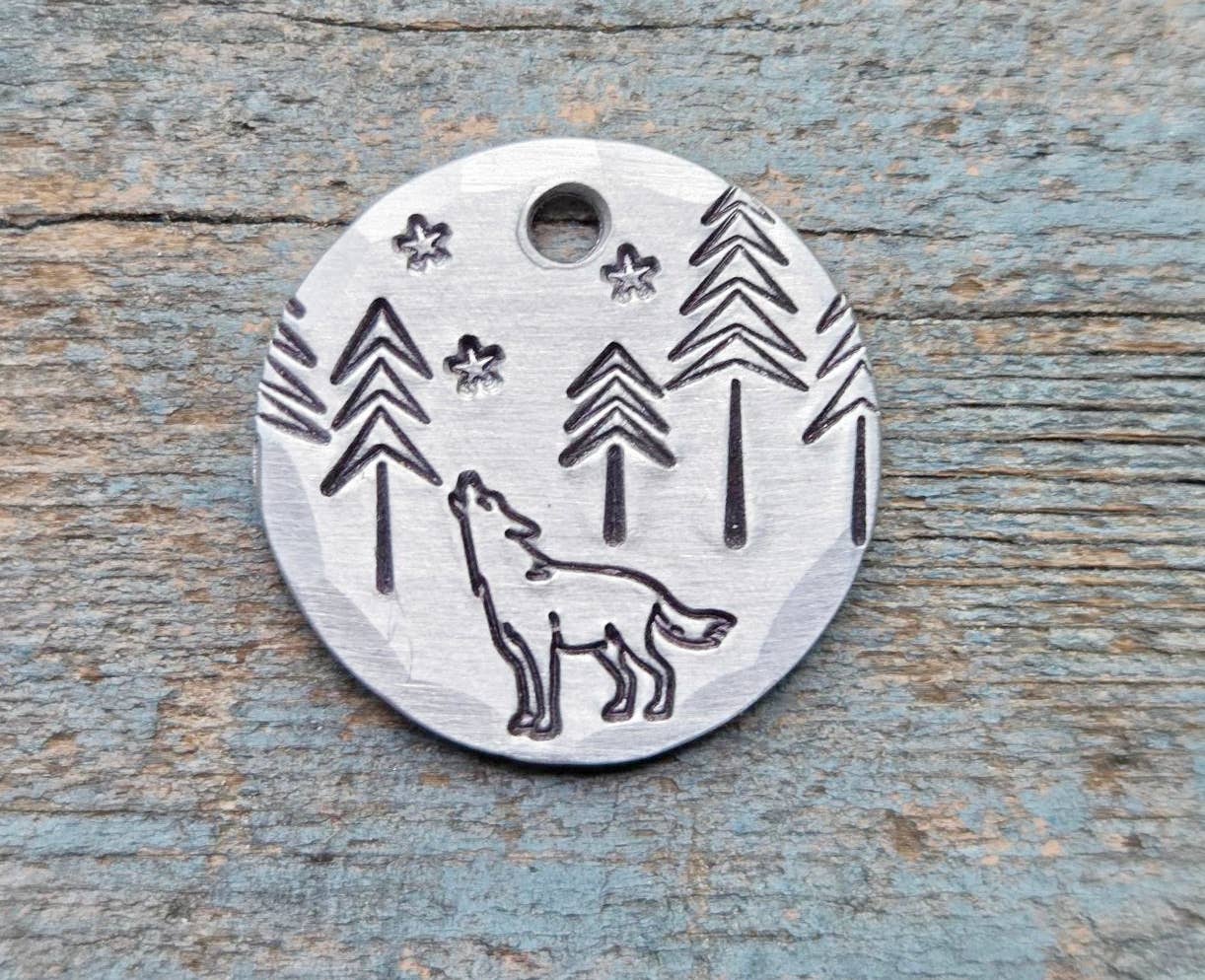 "Northport" hand-stamped key chains, 5 designs