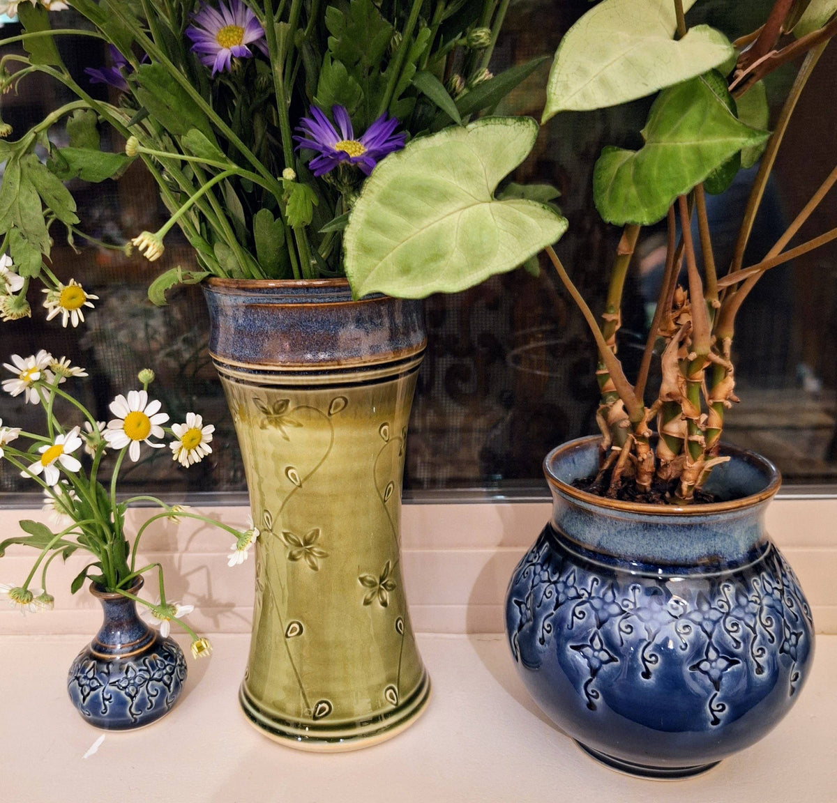 Amphora Bud Vases w/full pattern Made to Order