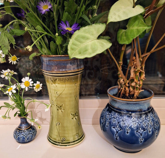 Amphora Bud Vases w/full pattern Made to Order