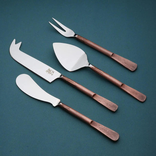 Celia Cheese Knives, Spreader & Fork Set