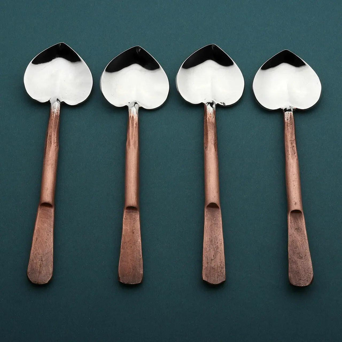 Celia Heart Coffee/Dessert Table Spoon 4 Pc. Set