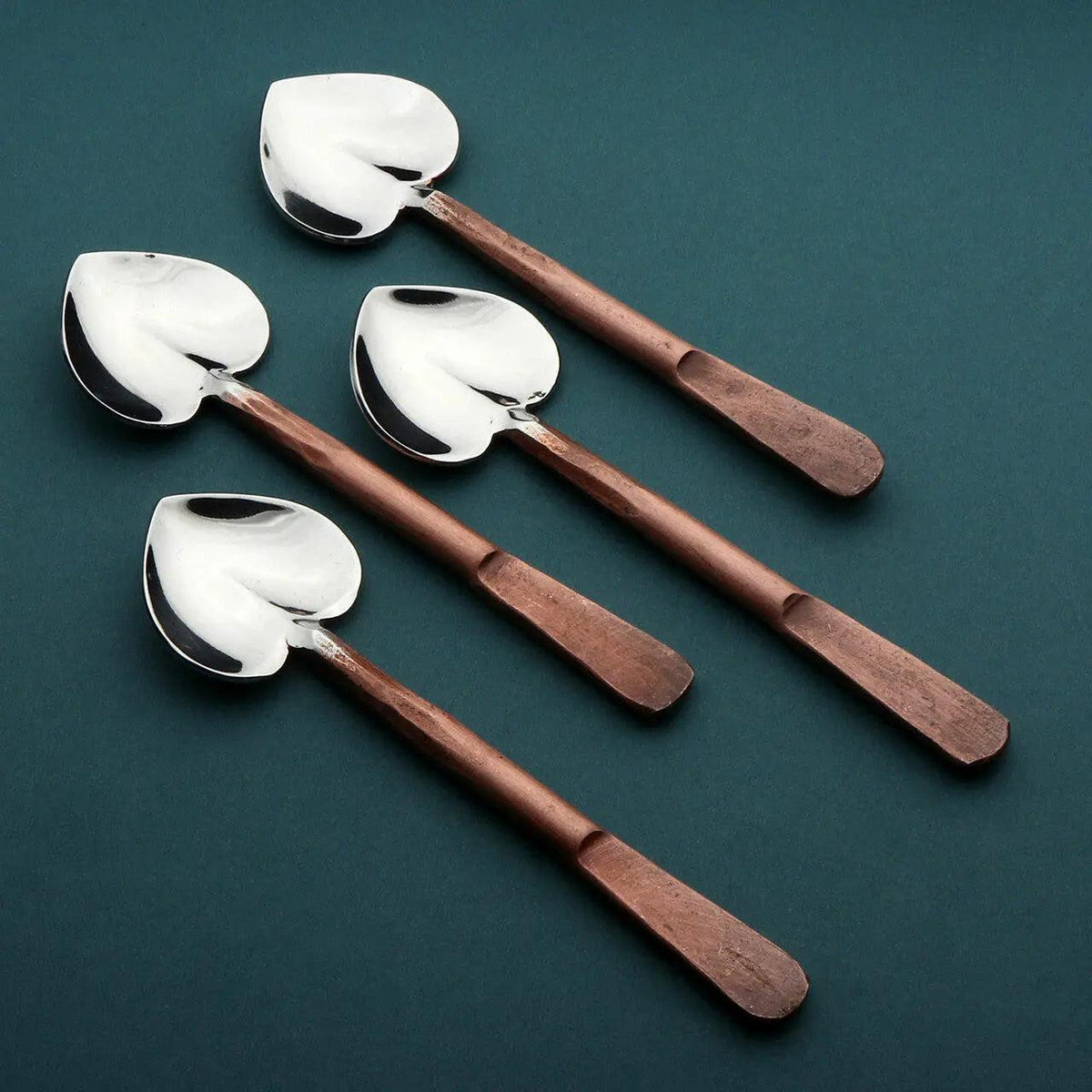 Celia Heart Coffee/Dessert Table Spoon 4 Pc. Set