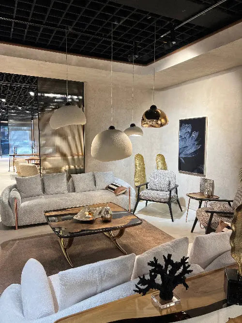 Wabi Sabi Chandeliers - Decorative Stone Textured Pendant Light