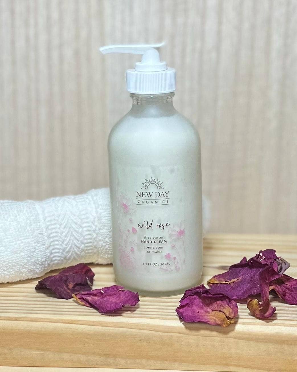 Shea Butter | Hand & Body Cream | Frosted Glass Bottle