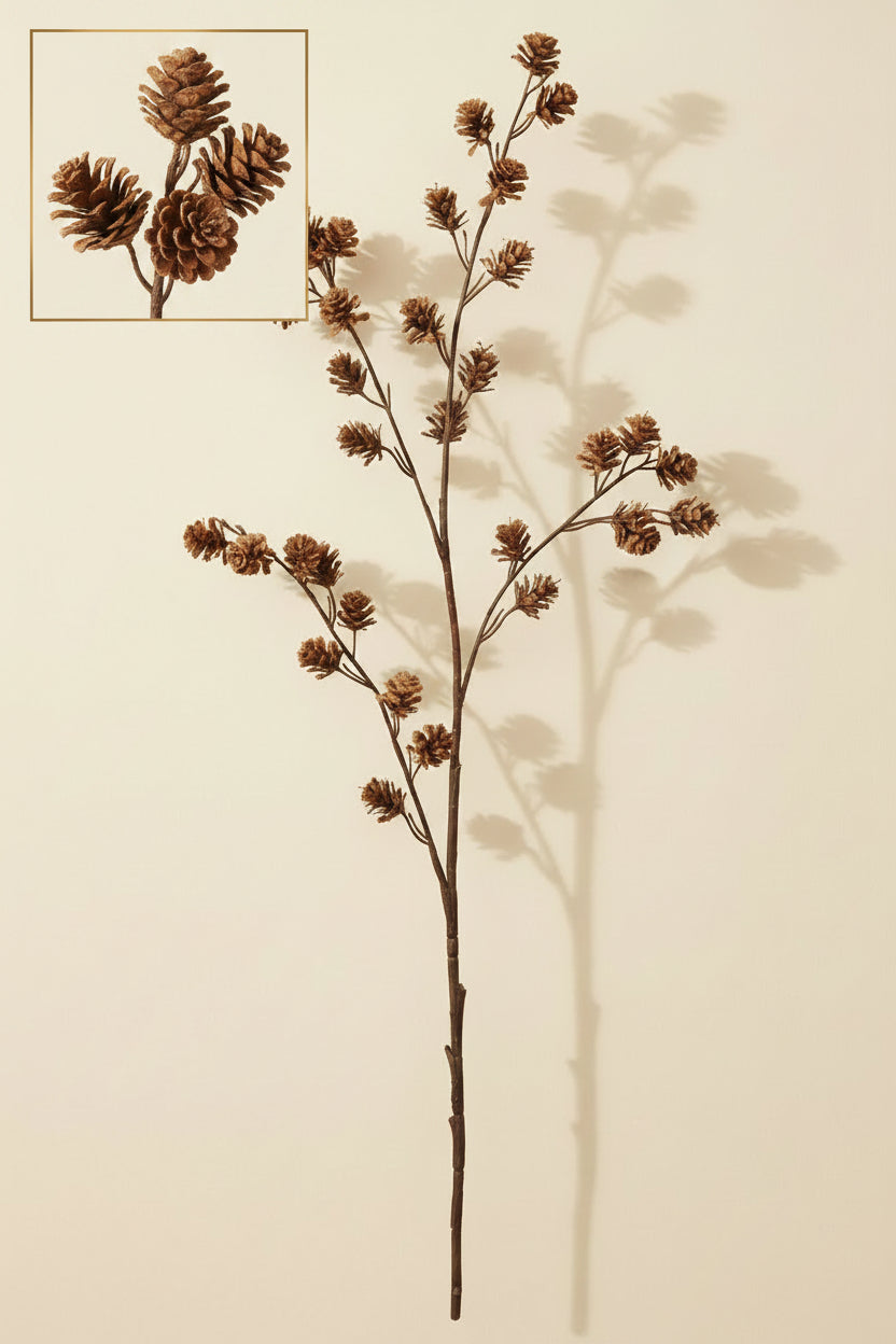 40" Mini Pinecone Spray