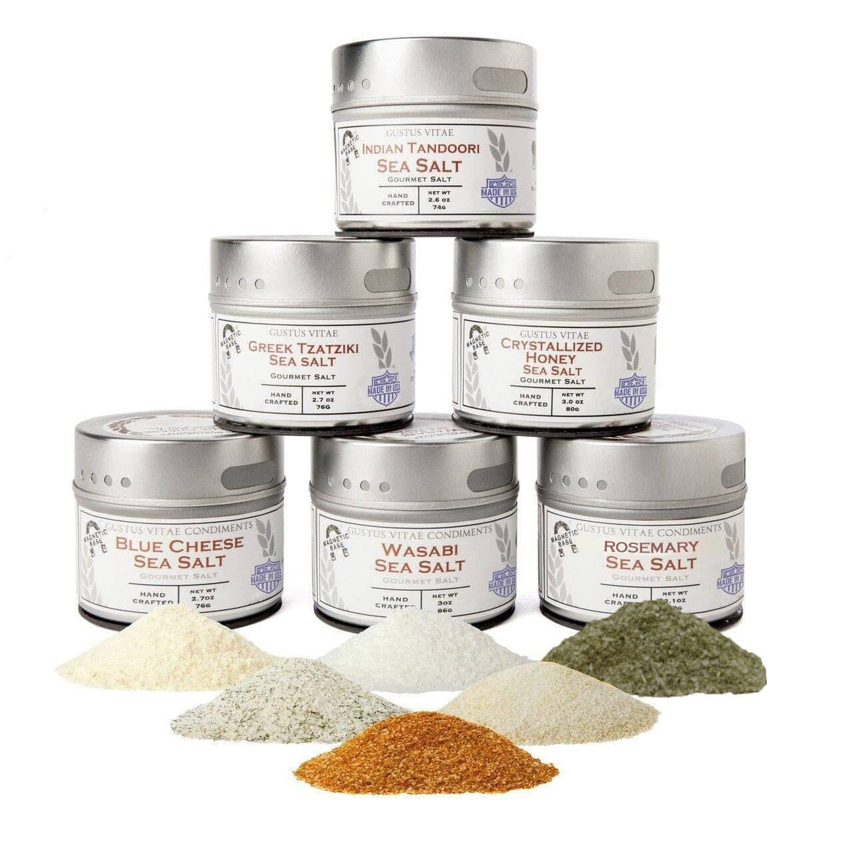 Chef's Secret Finishing Sea Salts Collection – 6 Tins