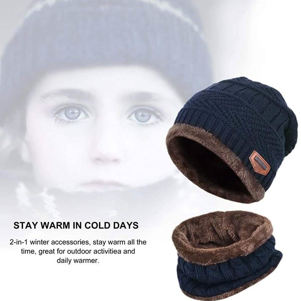 Children's Winter Hat and Scarf Set