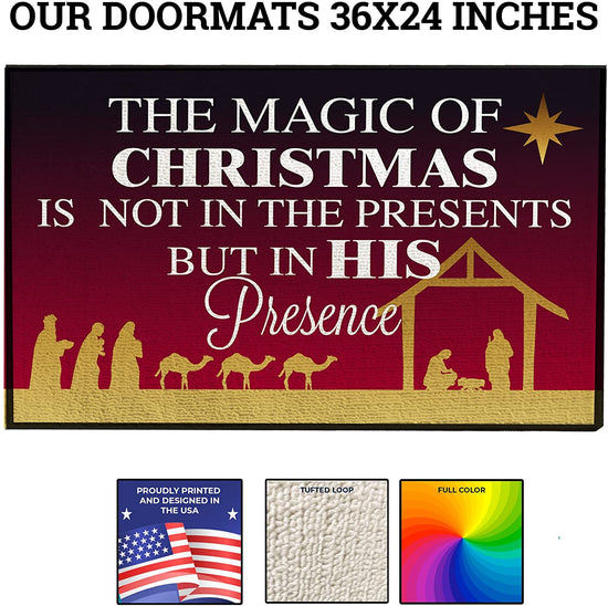 Christian Christmas Doormat