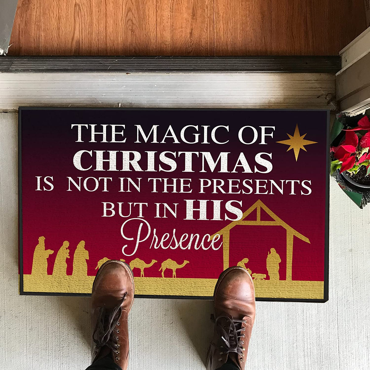 Christian Christmas Doormat