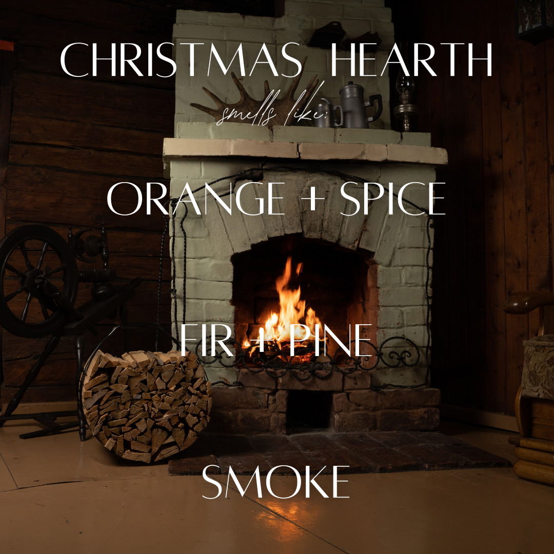5 Wick White Wood Tree Bowl Candle - Christmas Hearth