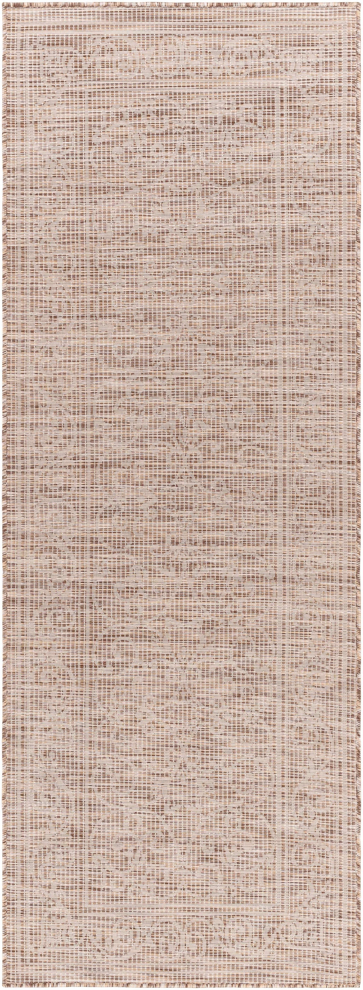 Coolville Brown Flatweave Outdoor Area Carpet - Clearance