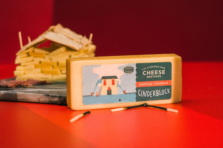 Smoked Cheddar, gourmet cheese gift for charcuterie, entertaining and food lovers from Cedar & Spice Gifts
