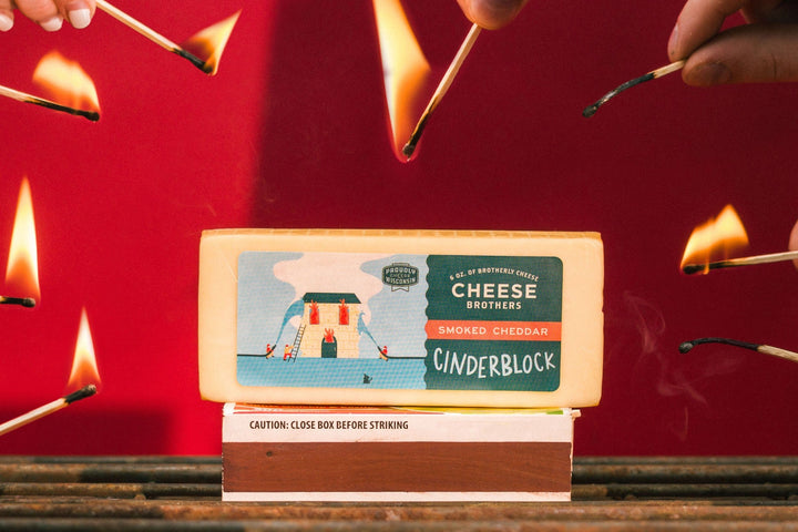 Smoked Cheddar, savory cheese selection for gift baskets, gatherings and special occasions