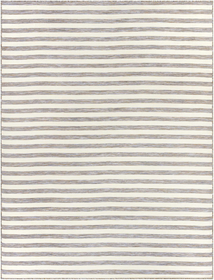 Bongaree Gray Striped Outdoor Carpet - Clearance