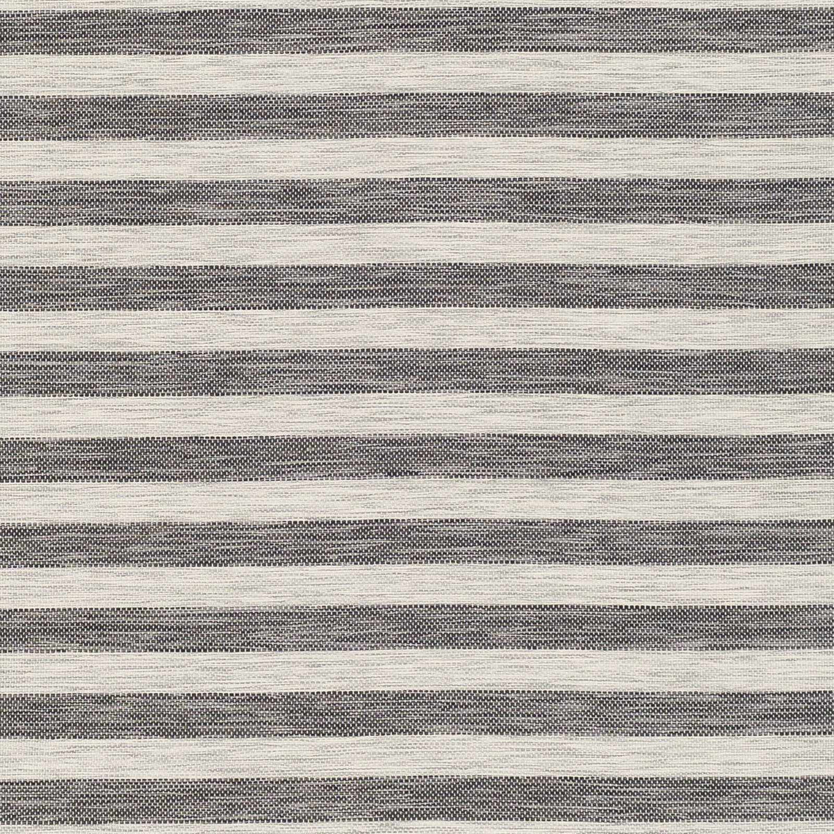 Bongaree Black&Gray Striped Flatweave Outdoor Carpet - Clearance