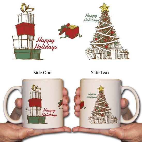 Tree and Presents Christmas 15 Oz Coffee Mug