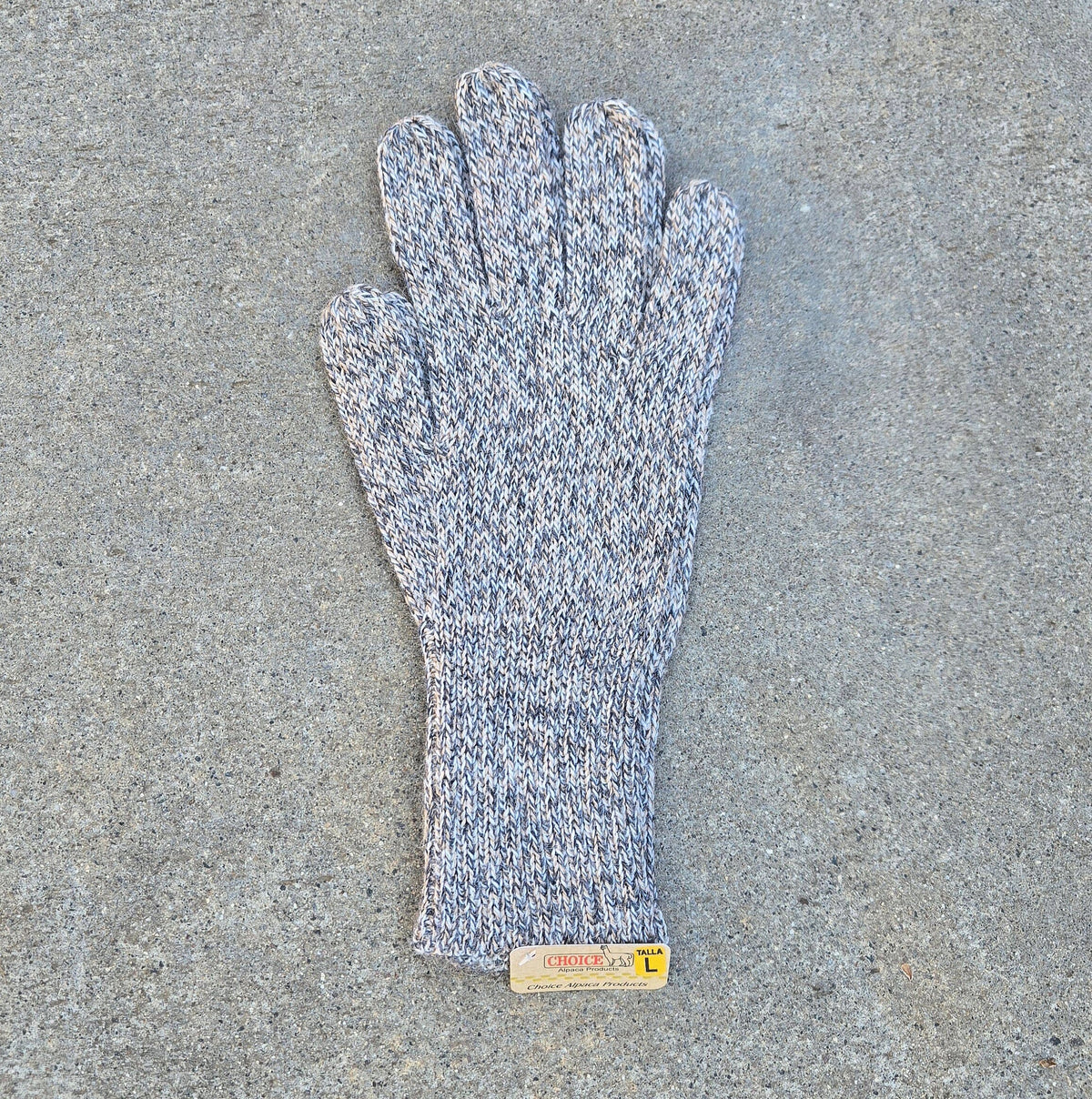 Colorful 100% Alpaca Full Fingered Knit Alpaca Gloves