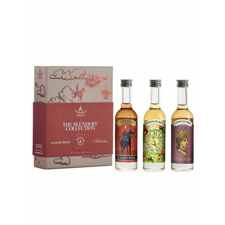 Compass Box - 'The Blender's Collection' Whisky Gift Set (3x50ML), gourmet gift basket for birthdays, holidays and special occasions from Cedar & Spice Gifts
