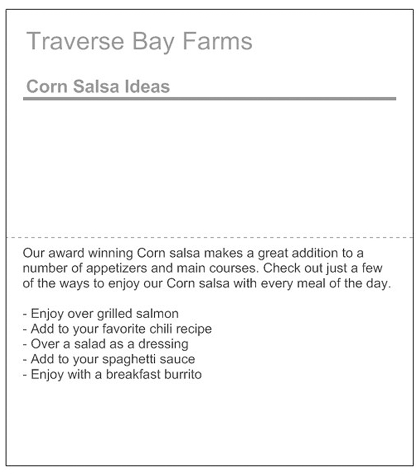 Corn Salsa - Medium, 16 oz - Salsa for Appetizers