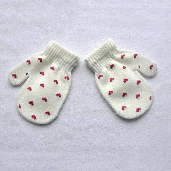 Cute Baby Colorful Thick Warm Gloves For Kids Classic Full Finger Mittens Soft Comfortable Winter Gloves For Children