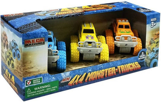 Mini Monster Truck 3-Pack