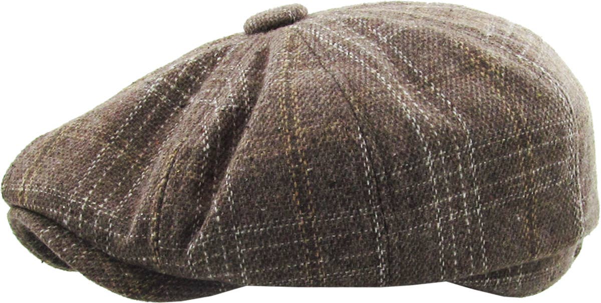 Plaid Button Ascot