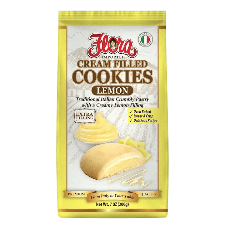 Cream Filled Cookies - Lemon - 7.07 oz