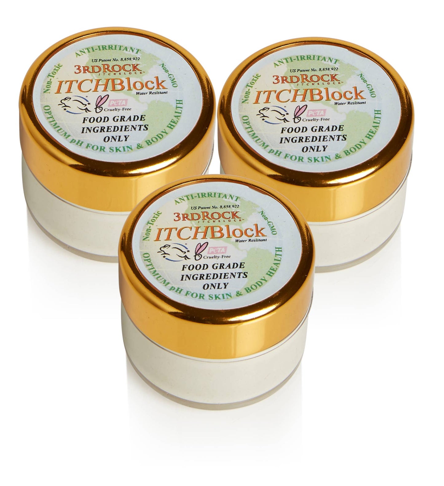 ITCHBlock® Anti-Itch Cream – All-Natural Zinc Oxide Itch Relief for Bug Bites, Poison Ivy & Irritated Skin (1 oz)