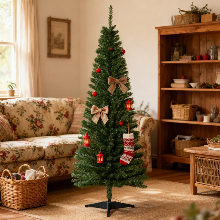 Artificial Pencil Christmas Tree, artificial Christmas tree for festive holiday home decor from Cedar & Spice Gifts
