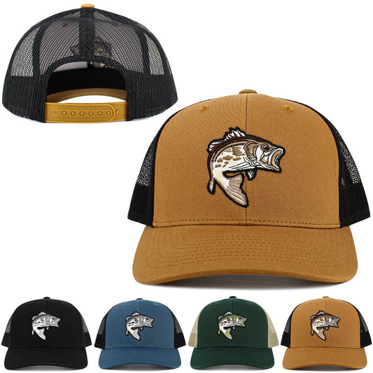 Bass Fish Mesh Ballcap