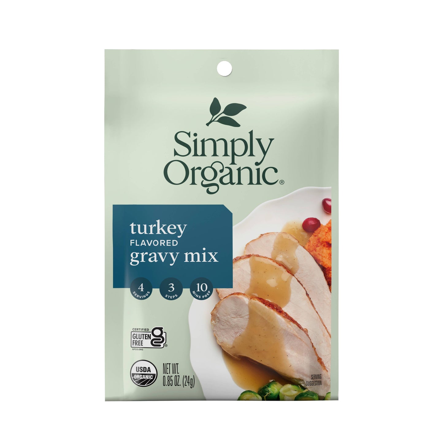 Turkey Flavored Gravy Mix, Certified Organic, 0.85 Oz