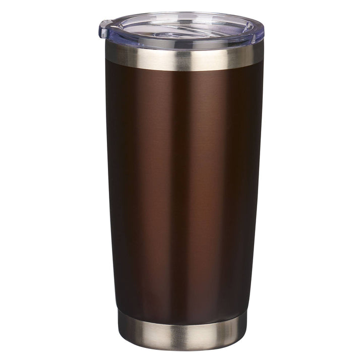 Mug SS Travel Brown Stand Firm in the Faith 1 Cor. 16:13