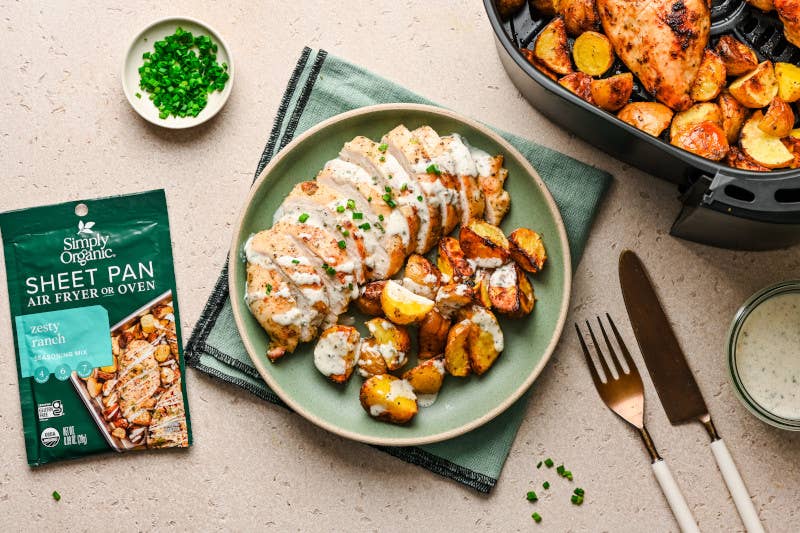 Simply Organic Sheet Pan Seasoning, Zesty Ranch