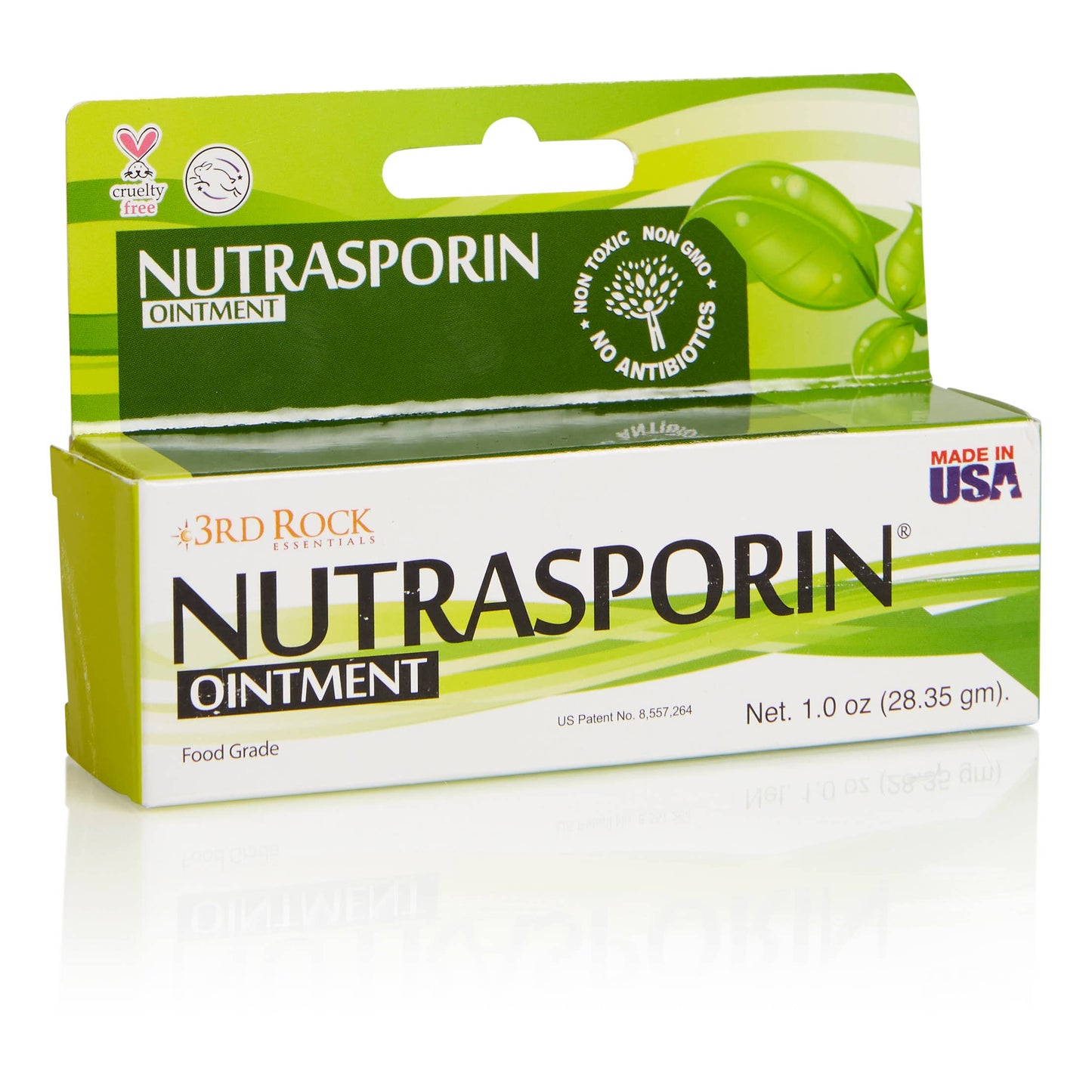 NUTRASPORIN® – Natural Alternative to Antibiotic Ointment with Chelated Silver Oxide (Vegan, 100ppm)