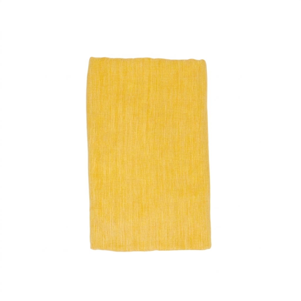 Reversible Handwoven Alpaca Throw Blanket | Daffodil & White | Kani Collection