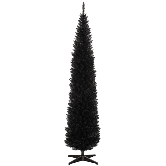 HOMCOM 8' Artificial Pencil Christmas Tree