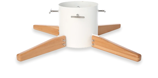 Timber Christmas Tree Stand - Large - White